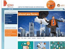 Tablet Screenshot of loewi-partner.de